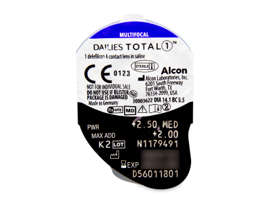 Dailies TOTAL1 Multifocal (30 čoček) - 