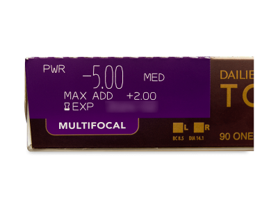 Dailies TOTAL1 Multifocal (90 čoček) - 