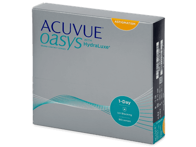 Acuvue Oasys 1-Day with HydraLuxe for Astigmatism (90 čoček) -  