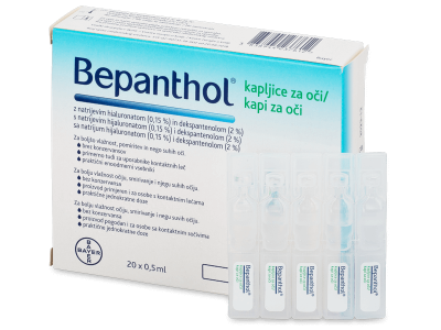 Oční kapky Bepanthol 20x 0,5 ml