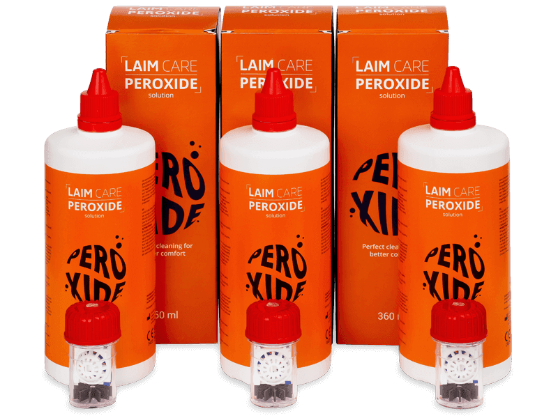 Roztok Laim Care Peroxide 3x 360 ml - Výhodné trojbalení roztoku