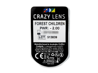 CRAZY LENS - Forest Children - dioptrické jednodenní (2 čočky) - 