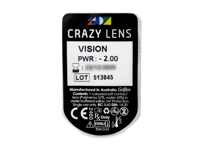 CRAZY LENS - Vision - dioptrické jednodenní (2 čočky) - 