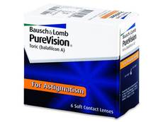 PureVision Toric (6 čoček) Torické (astigmatické) kontaktní čočky - PureVision Toric (6 čoček)