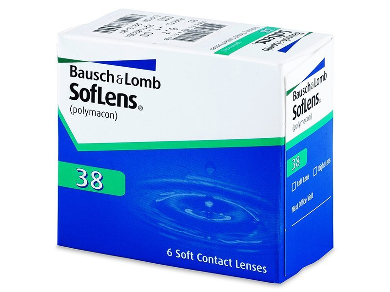 SofLens 38 (6 čoček) - Měsíční kontaktní čočky