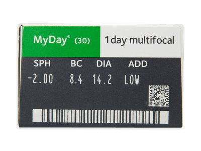 MyDay daily disposable multifocal (30 čoček) - 