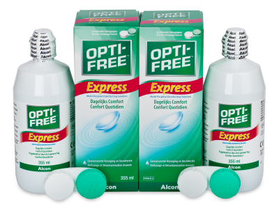 Roztok OPTI-FREE Express 2 x 355 ml  - Výhodné dvojbalení roztoku