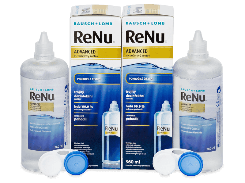 Roztok ReNu Advanced 2x 360 ml - Výhodné dvojbalení roztoku