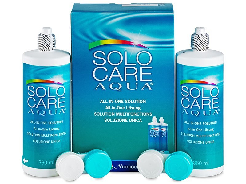 Roztok SoloCare Aqua 2 x 360ml  - Výhodné dvojbalení roztoku
