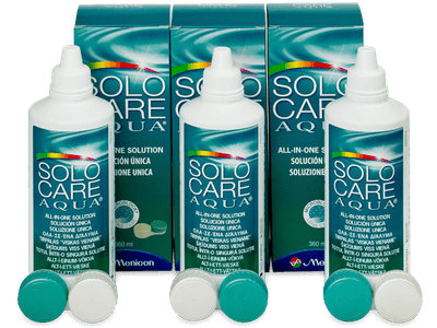 Roztok SoloCare Aqua 3x 360 ml