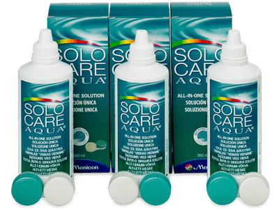 Roztok SoloCare Aqua 3 x 360 ml 