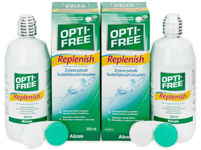 Roztok OPTI-FREE RepleniSH 2 x 300 ml - Výhodné dvojbalení roztoku