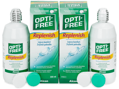 Roztok OPTI-FREE RepleniSH 2x 300 ml - Výhodné dvojbalení roztoku