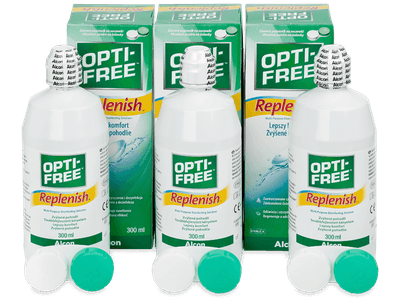 Roztok OPTI-FREE RepleniSH 3 x 300 ml - Výhodné trojbalení roztoku