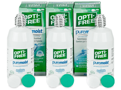 Roztok OPTI-FREE PureMoist 3x 300 ml - Produkt je dostupný také v této variantě balení