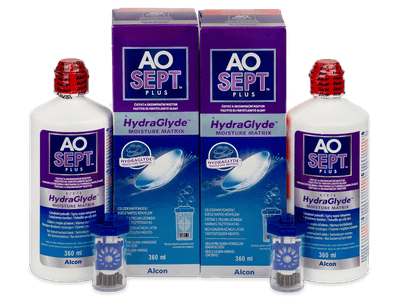Roztok AO SEPT PLUS HydraGlyde 2x 360 ml