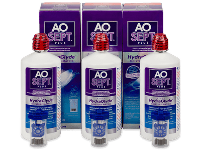 Roztok AO SEPT PLUS HydraGlyde 3x 360 ml