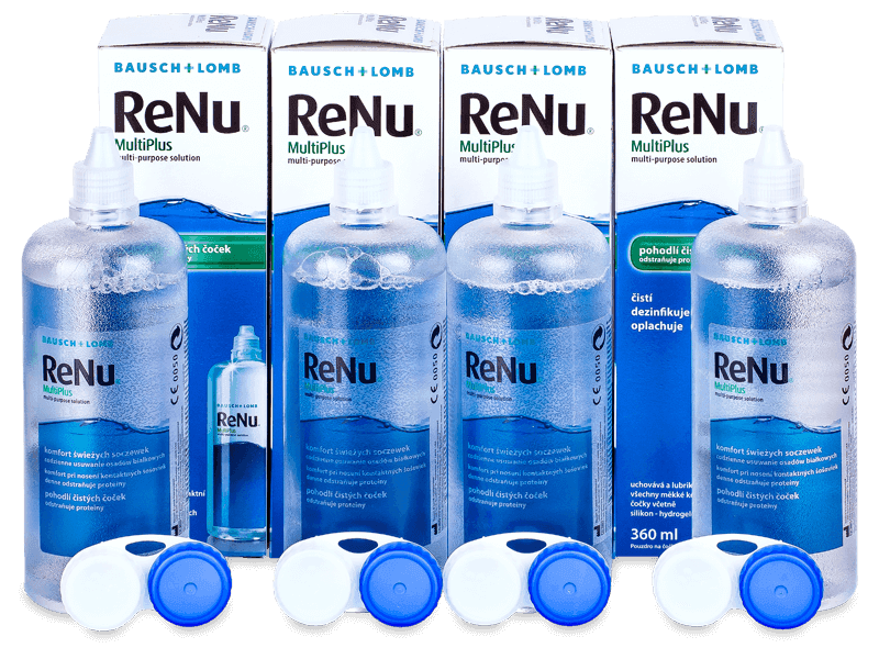 Roztok ReNu MultiPlus 4x 360 ml - Výhodné čtyřbalení roztoku