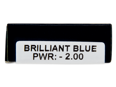 TopVue Daily Color - Brilliant Blue - dioptrické jednodenní (2 čočky) - 