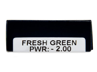TopVue Daily Color - Fresh Green - dioptrické jednodenní (2 čočky) - 