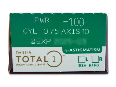 Dailies TOTAL1 for Astigmatism (30 čoček) - 