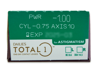 Dailies TOTAL1 for Astigmatism (30 čoček) - 