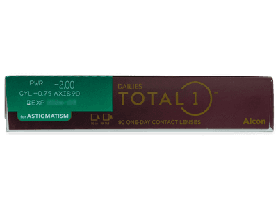 Dailies TOTAL1 for Astigmatism (90 čoček) -  