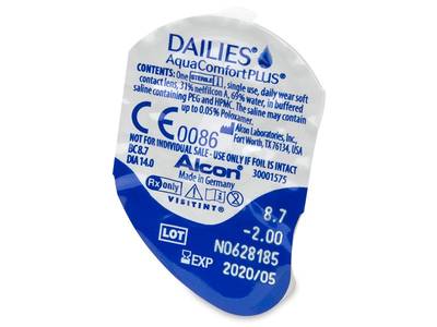 Dailies AquaComfort Plus (90 čoček) - 