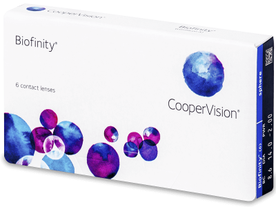 Biofinity (6 čoček) - Měsíční kontaktní čočky