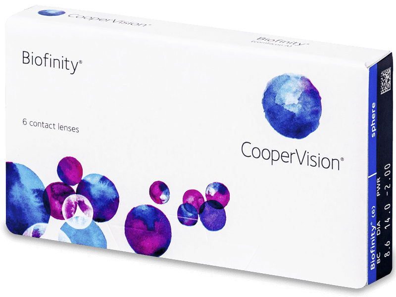 Biofinity (6 čoček) - Měsíční kontaktní čočky