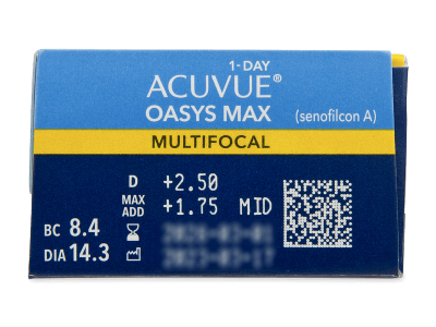 Acuvue Oasys Max 1-Day Multifocal (30 čoček) - 