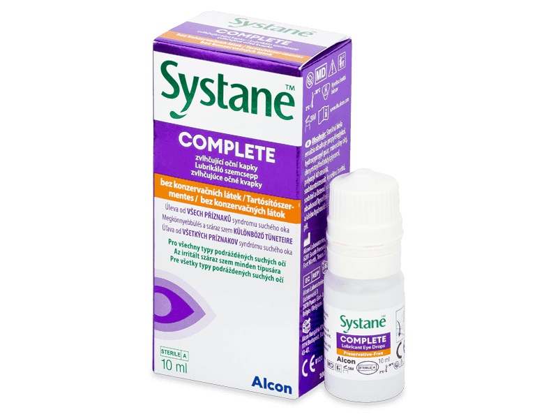 Oční kapky Systane COMPLETE bez konzervantů 10 ml - Oční kapky