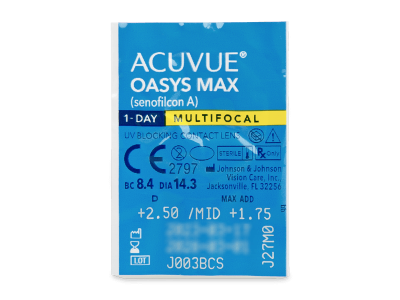 Acuvue Oasys Max 1-Day Multifocal (90 čoček) - 