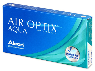 Air Optix Aqua (6 čoček) - Měsíční kontaktní čočky