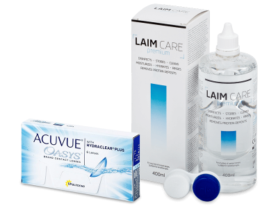 Acuvue Oasys (6 čoček) + roztok Laim Care 400 ml