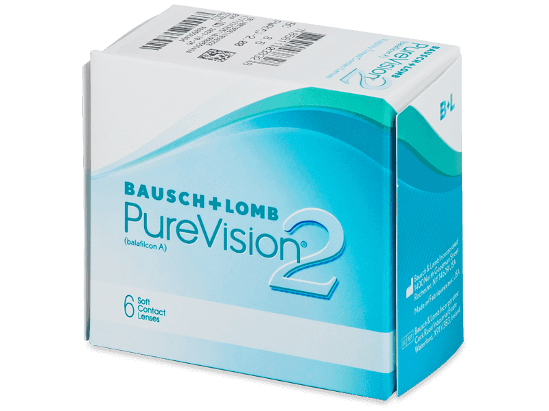 PureVision 2 (6 čoček) - Měsíční kontaktní čočky