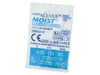 1 Day Acuvue Moist for Astigmatism (30 čoček) - 