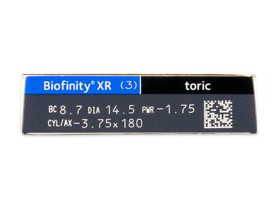 Biofinity XR Toric (3 čočky) - 